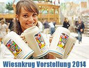 Offizieller Oktoberfest Maßkrug 2014 präsentiert von Andreas Giebel am 21.08.2014  (©Foto: Martin Schmitz)